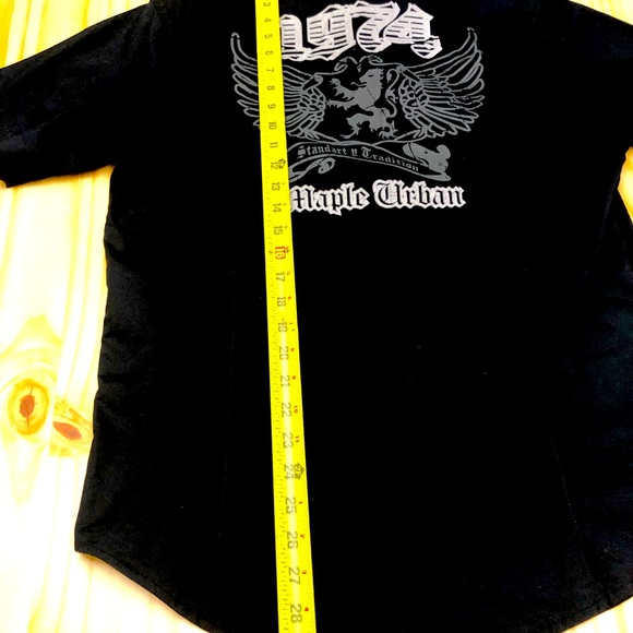 Toronto Maple Leafs Short Sleeve Button Up Shirt M - Picture 10 of 10